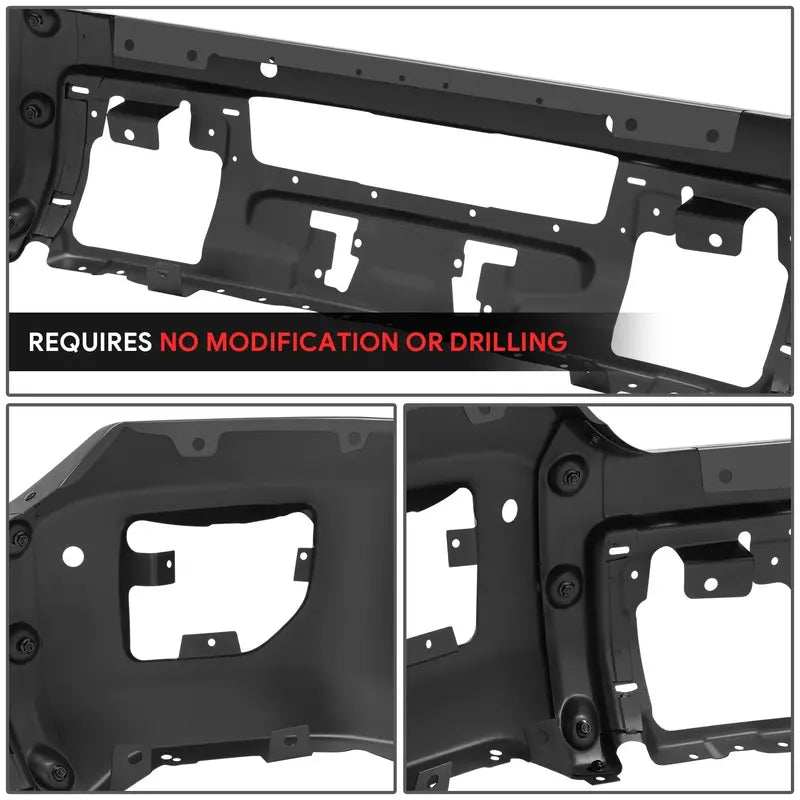 Modular Front Bumper for 20152019 GMC Sierra 2500/3500 HD  Features Parking Sensor Holes