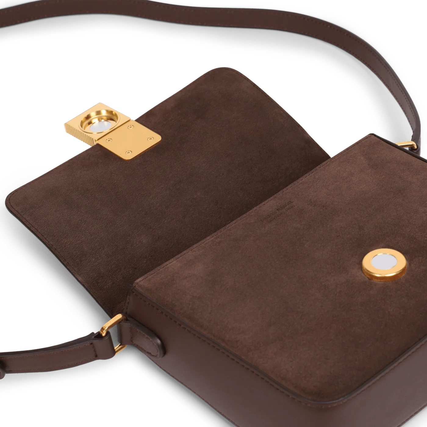 Mini Monceau - Cuir Velours Chocolat