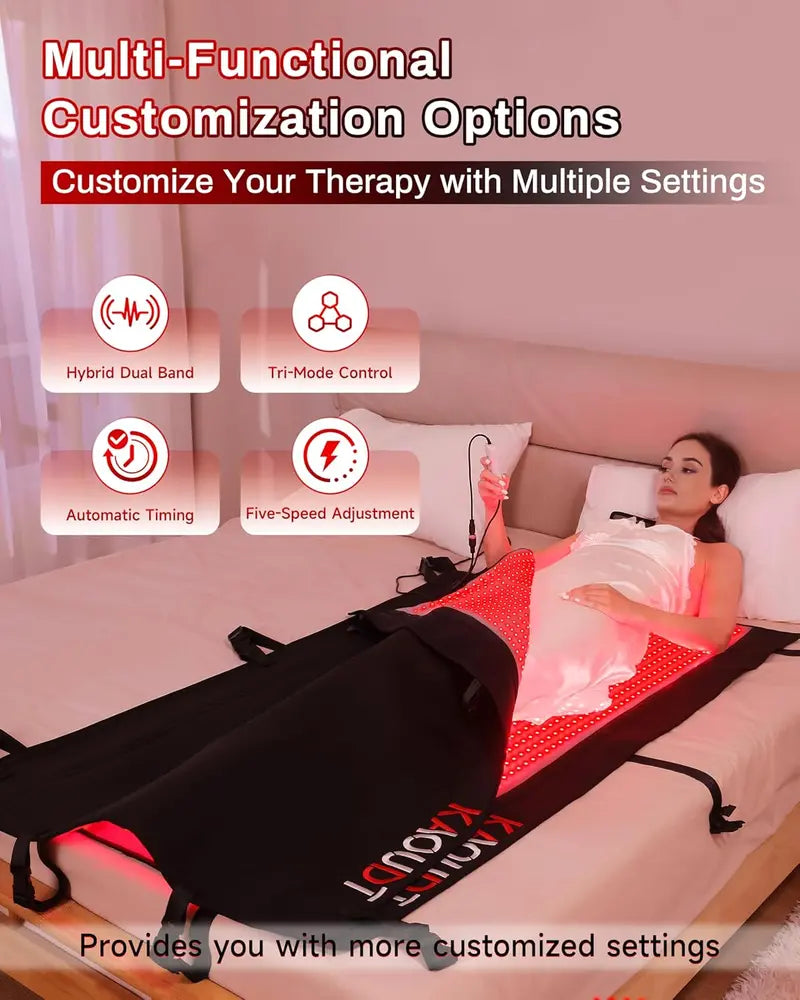 2025 Medical-Grade Red Light Therapy Mat  2570 LEDs, 73″ x 33″, Flexible TPU Construction