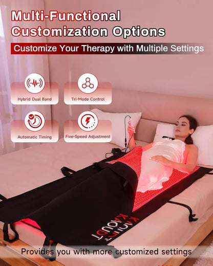 2025 Medical-Grade Red Light Therapy Mat  2570 LEDs, 73″ x 33″, Flexible TPU Construction