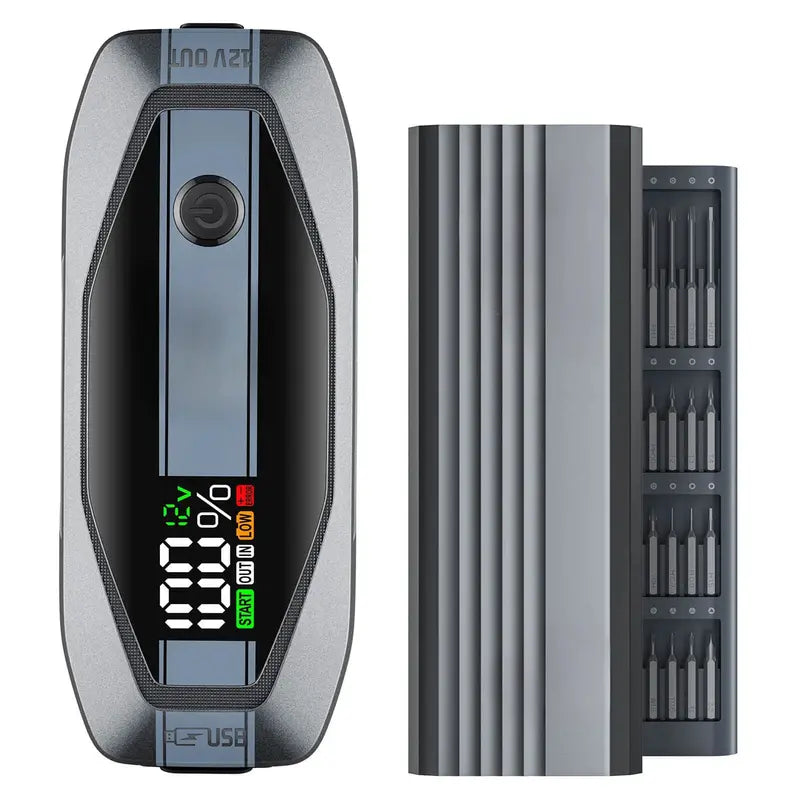 T8 Precision Electric Screwdriver + APEX Jump Starter Combo Kit