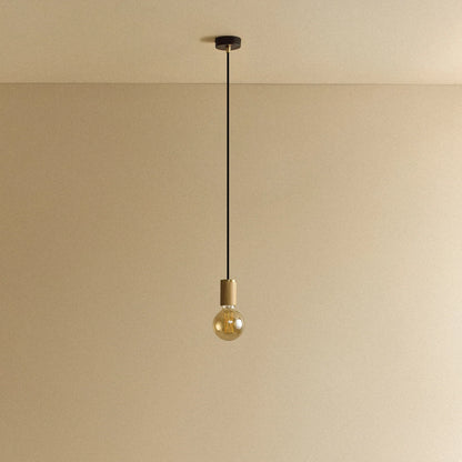 Elva Pendant Light Tinted in Oak
