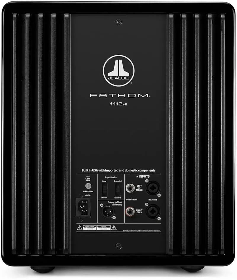 JL Audio 12 Fathom Black Gloss Powered Subwoofer