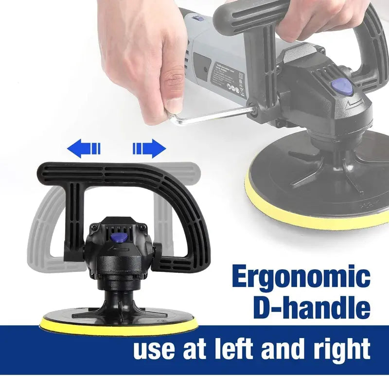 WORKPRO Detachable Buffer Polisher  Variable-Speed Tool with Complete Accessory Kit