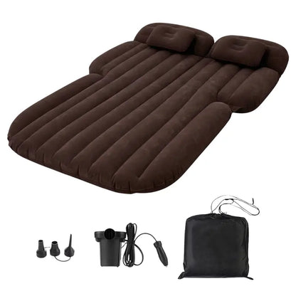 Compact Inflatable SUV Mattress — 69″ x 51″ x 5.9″, Comes with Pump & Pillows
