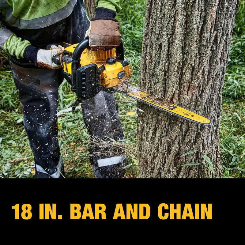 DEWALT 60V MAX Cordless Brushless 18-Inch Chainsaw Kit (DCCS672X1)
