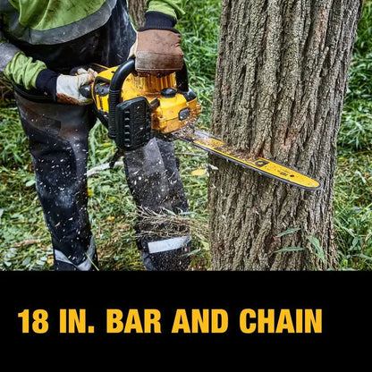 DEWALT 60V MAX Cordless Brushless 18-Inch Chainsaw Kit (DCCS672X1)