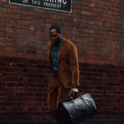 Leather S.C Holdall - Black