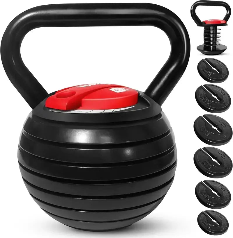 Yes4All Adjustable Kettlebell Handle  Convertible Weight System with Grip Options