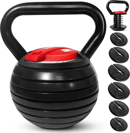 Yes4All Adjustable Kettlebell Handle  Convertible Weight System with Grip Options
