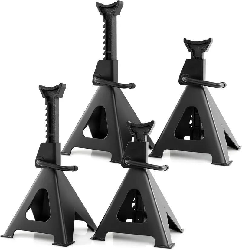 6-Ton Heavy-Duty Jack Stands  Adjustable 14″23″ Self-Locking Car Lift Supports with 13,000 lb Capacity