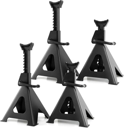 6-Ton Heavy-Duty Jack Stands  Adjustable 14″23″ Self-Locking Car Lift Supports with 13,000 lb Capacity