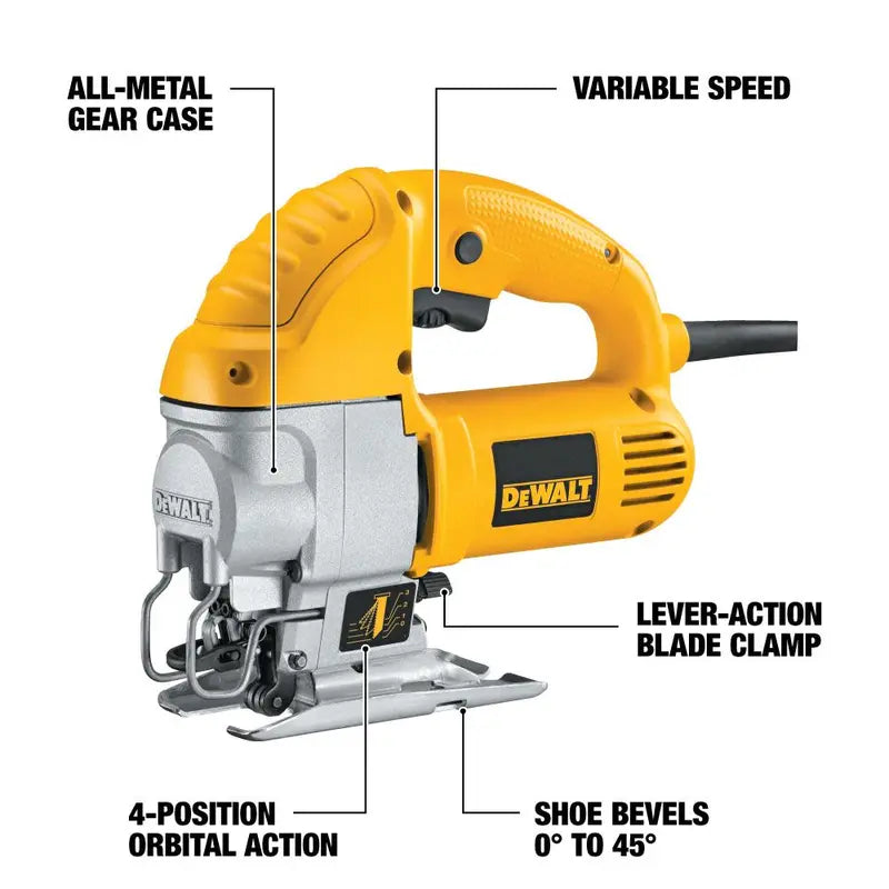 DEWALT HEAVY-DUTY COMPACT JIG SAW KIT (DW317K)