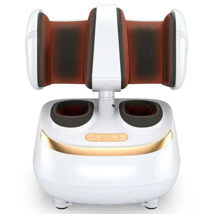 Premium Shiatsu Foot & Calf Massager  2-in-1 Electric Device with Heat Therapy and Rolling Nodes