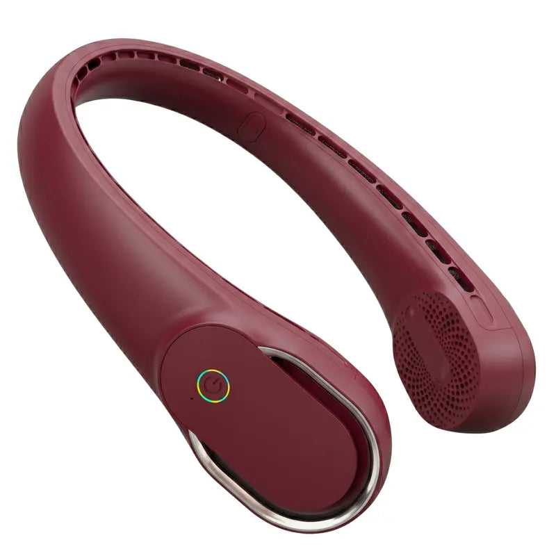 Wearable Neck Fan  4000mAh Battery, 3-Speed Bladeless Design, 360° Cooling