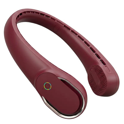 Wearable Neck Fan  4000mAh Battery, 3-Speed Bladeless Design, 360° Cooling