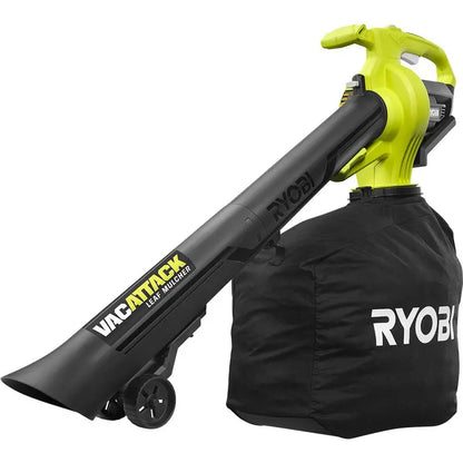 RYOBI 40V Vac Attack Cordless Battery Leaf Vacuum/Mulcher (Tool Only) RY40405BTL