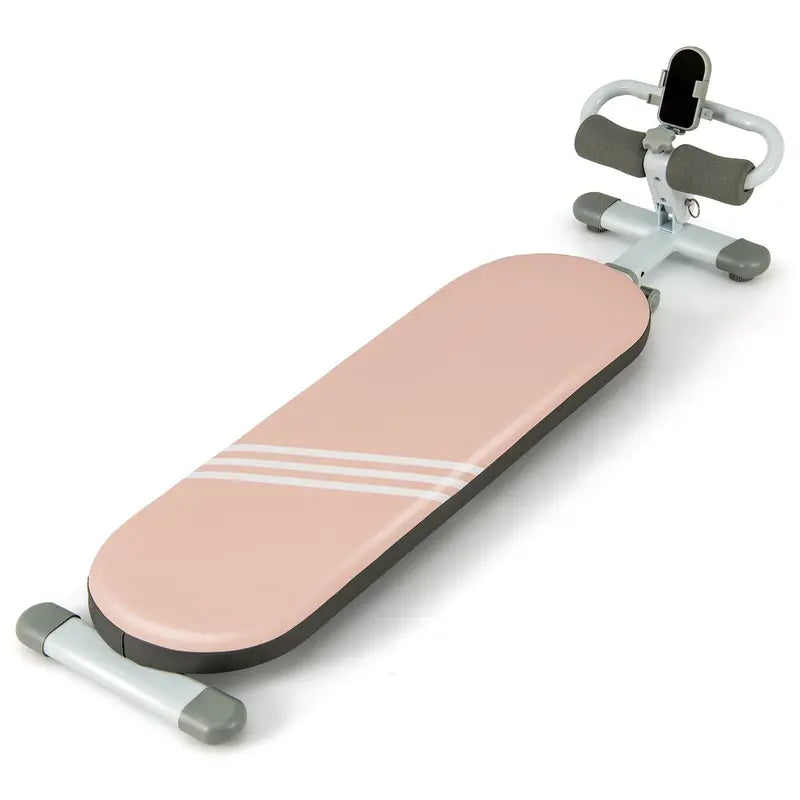 Adjustable Sit-Up Bench for Home Workouts  Three-Angle Backrest & Extendable Frame