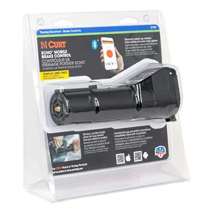 CURT Echo Mobile Electric Trailer Brake Controller with Bluetooth-Enabled Smartphone Connection