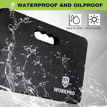 WORKPRO Extra-Thick Dual Kneeling Pad Set for Gardening, Baby Care, and Fitness Use