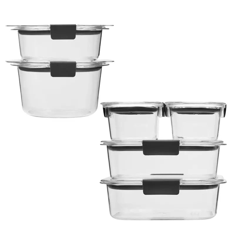 Airtight, Leakproof Stackable Food Storage Containers for Freshness and Space Efficiency