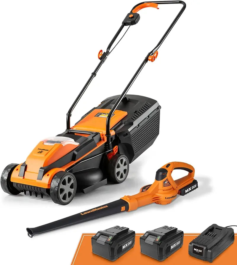 LawnMaster 16″ 12A Corded Electric Lawn Mower — Quiet & Efficient