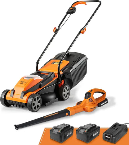 LawnMaster 16″ 12A Corded Electric Lawn Mower — Quiet & Efficient