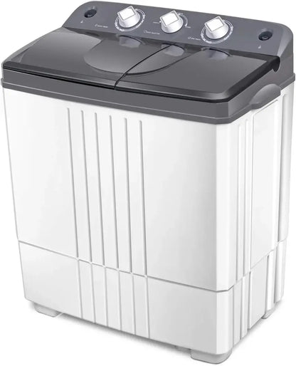 20-Lb Dual-Function Portable Washer & Spin Dryer  Space-Saving Laundry Unit for RVs, Dorms, and Apartments