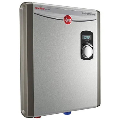 Rheem 18kW Tankless Electric Water Heater, Digital Control, 4.4 GPM, Copper Elements