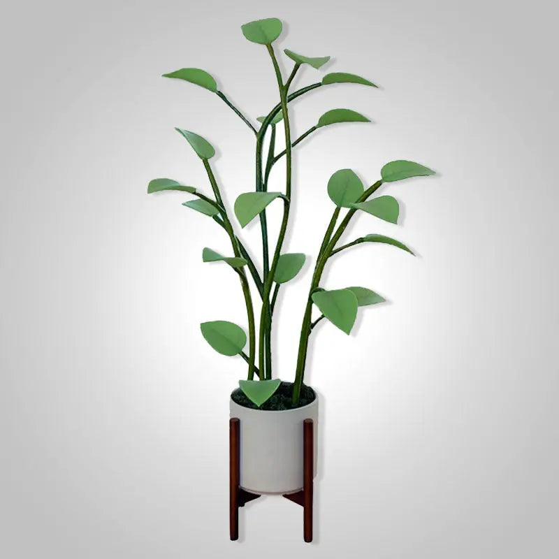 Luminous Bloom Smart LED Planter with Ambient Light Effects