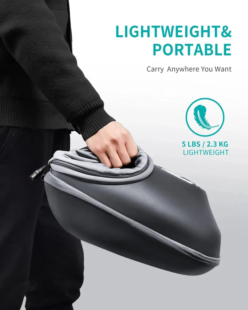 Nekteck Shiatsu Foot Massager with Heat, Adjustable Air Compression & Deep-Kneading Nodes