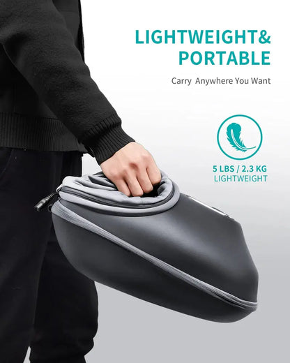 Nekteck Shiatsu Foot Massager with Heat, Adjustable Air Compression & Deep-Kneading Nodes