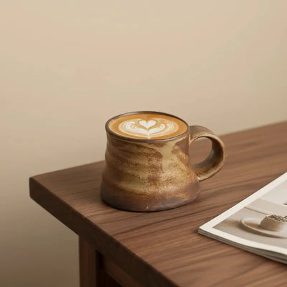Handcrafted Rustic Ceramic Coffee Mug with Artisan Glaze — Unique Gift for Coffee Enthusiasts