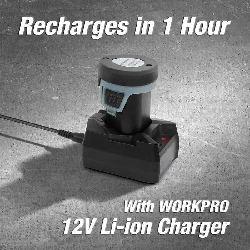 WORKPRO 12V 2.0Ah Li-ion Rechargeable Battery Pack