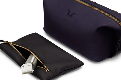 Canvas Wash Bag / Dopp Kit - Navy