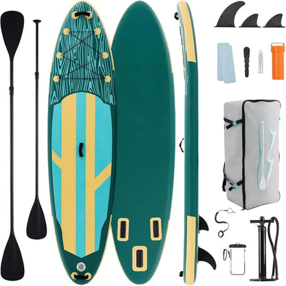 All-Level Inflatable Stand-Up Paddle Board  Lightweight, Portable & Beginner-Friendly
