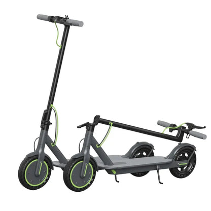 Compact 350W Foldable Electric Scooter Featuring 8.5″ Solid Tires and Quick-Fold Mechanism