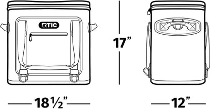 RTIC Soft Cooler  40-Can Insulated Portable Ice Chest with Extended Cold Retention