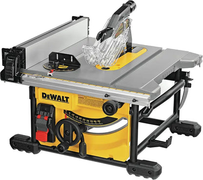 DEWALT DWE7485 Jobsite Table Saw  8-1/4″ Compact Design for Portability & Precision