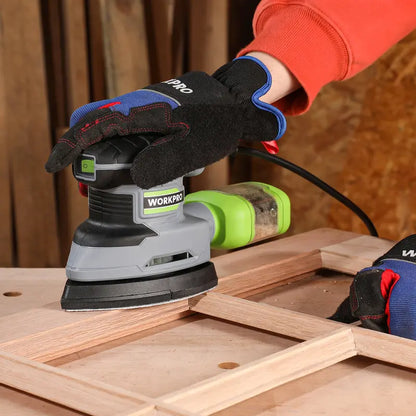 WORKPRO 1.6-Amp Compact Detail Sander  13,000 OPM with Integrated Dust Collection