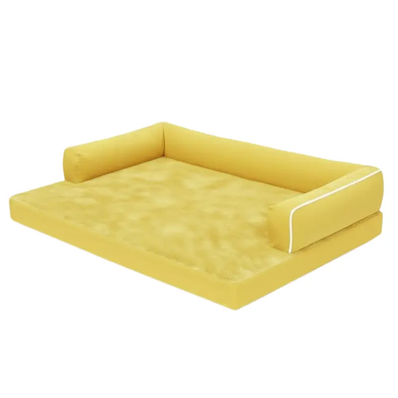 Extra-Large Orthopedic Pet Bed with Memory Foam, Reinforced Bolsters, and Detachable Cover