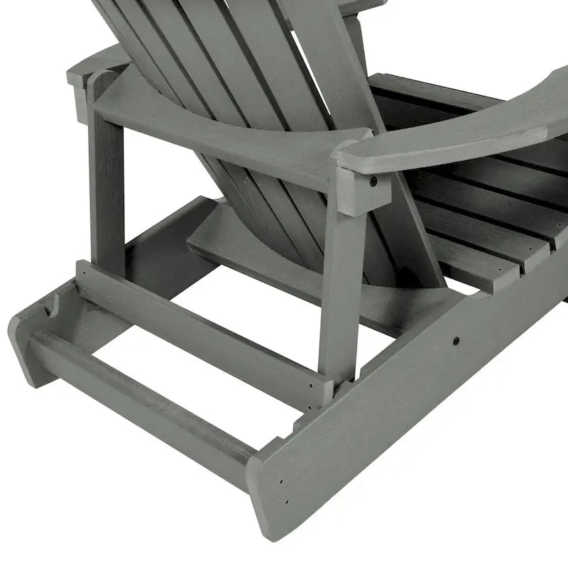 HIGHWOOD King-Size Adirondack Chair  All-Weather Folding and Reclining Outdoor Seating