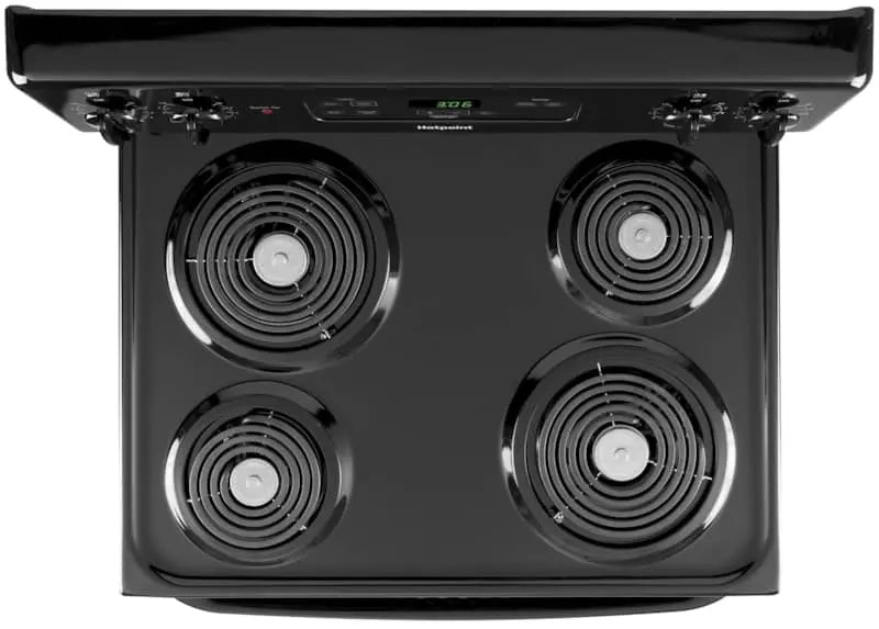 GE Hotpoint 30 Black Freestanding Standard Clean Electric Range