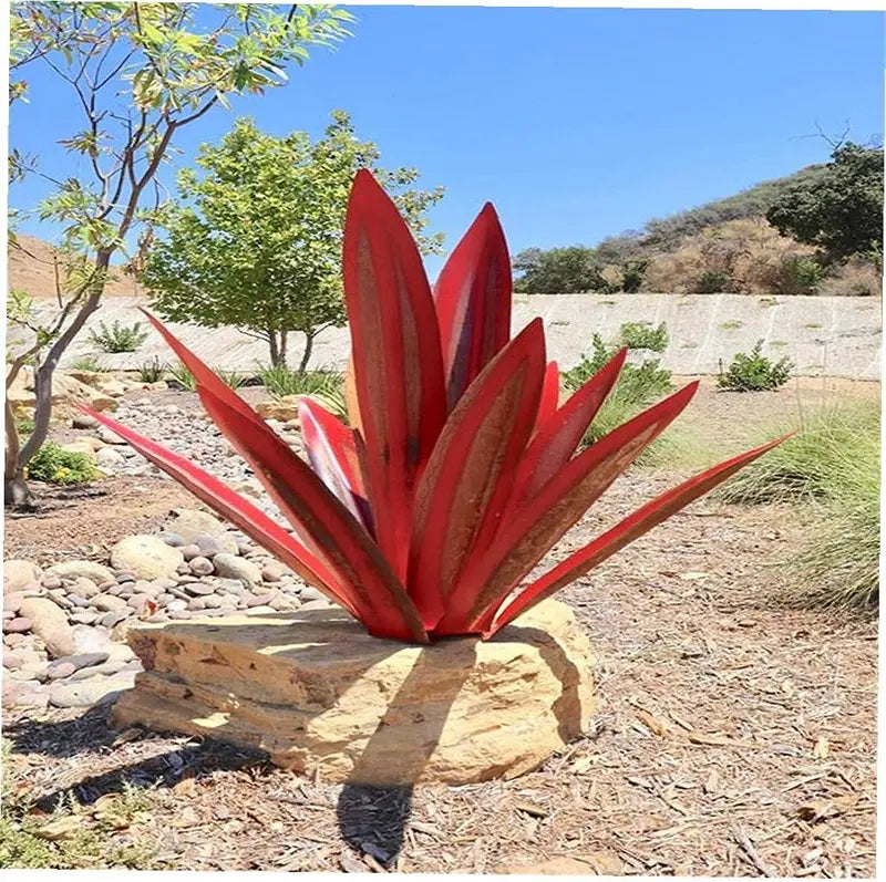 Eternal Agave Rust-Resistant Metal Sculpture  Indoor/Outdoor Art Piece