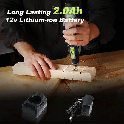 WORKPRO 12V Cordless Rotary Tool Kit  Compact DIY & Craft Engraving Solution