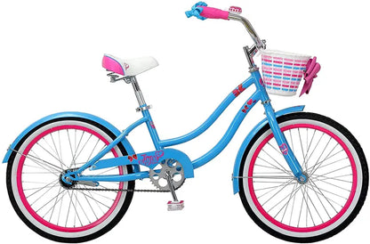 Nickelodeon JoJo Siwa Girls’ Cruiser Bike  20-Inch Light Blue & Pink Design