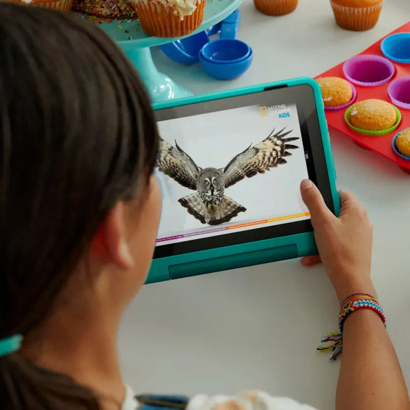 Amazon Fire HD 8 Kids Pro Tablet (2022)  8-inch HD Display, Wi-Fi, 32GB Storage, Ages 612, Cyber Sky Edition
