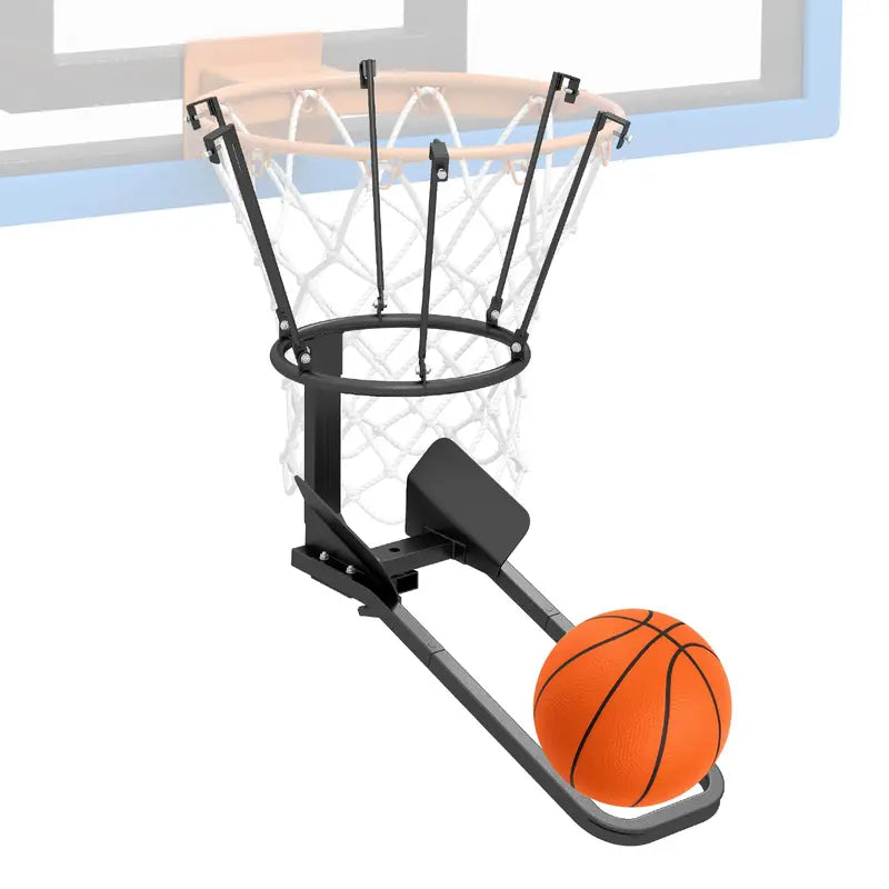 Heavy-Duty Rotating Basketball Return Attachment  180° Swivel Rebounder