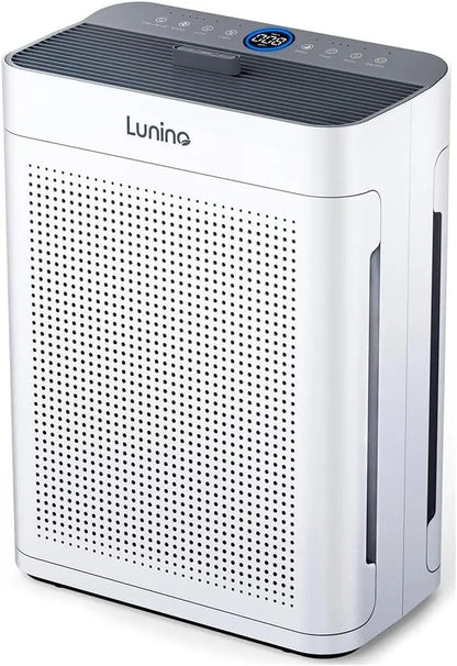 Dual-Intake Air Purifier for Large Spaces: PM2.5 Sensor, Real-Time Air Quality Display & Wide Coverage