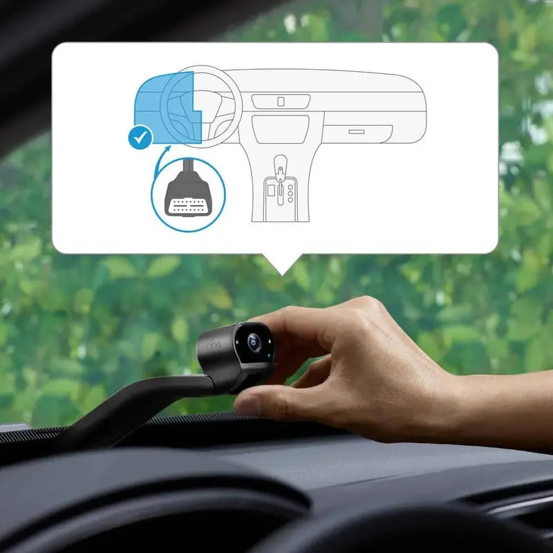 Ring Car Cam  Dual-Lens HD Vehicle Security Camera with Night Vision and Smart Motion Detection